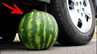 EXPERIMENT: CAR VS WATERMELON