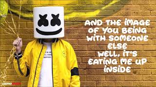 Marshmello ft. Bastille - Happier ( Lyric Video)