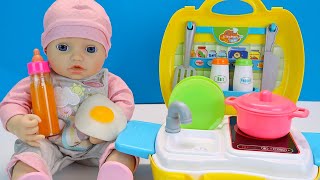 Морковный Кисель для Беби Анабель Как Мама Готовила Кормила Куклу Мультики для детей 108мама тв
