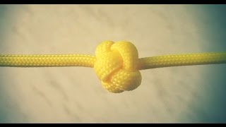 Плетение из паракорда Кельтская Пуговица или узел Бриллиант (Celtic Button Knot)