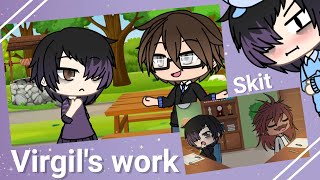 Virgil's work | Skit | Dukexiety | Sanders Sides | Gacha Life | Gay | #novaflame