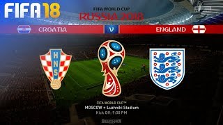 FIFA 18 World Cup - Croatia vs. England @ Luzhniki Stadium