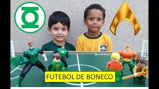 Canal do Gu - Lanterna Verde x Aquaman - Futebol de Boneco