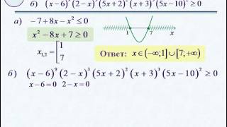 Подготовка к итоговой КР по алгебре. 8 класс. Задание 6