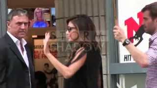 Nicole Scherzinger promotion at NRJ radio station in Paris