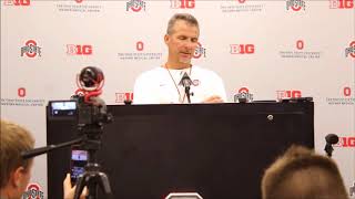 Ohio State head coach Urban Meyer 9/4/17 - ELEVENWARRIORS.COM