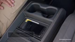 2018 Honda Odyssey Wireless Cell Phone Charging Technology www.nomorecords.com