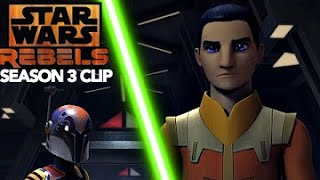 Star Wars Rebels: Season 3 Clip - Ezra's New Lightsaber [1080p]