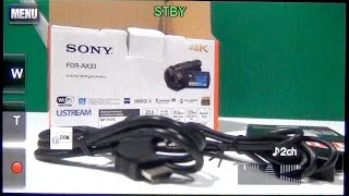 Sony FDR AX33 Quick Review