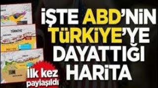 ABD'nin Türkiye'ye Dayattığı Harita Ortaya Çıktı !! Sır İfşa Oldu..Son dakika