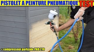 pistolet air comprimé lidl parkside peindre bois extérieur compresseur parkside pko 270