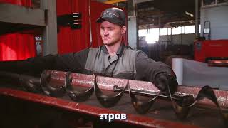 Станок СГ5 для производства цельнотянутой шнековой спирали