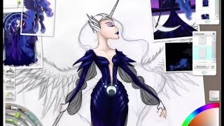 Speedpaint - MLP Nightmare Moon Human