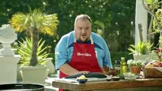 Braaied Whole Yellowtail