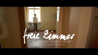 Zimmer 21 und Bad 4 - Einblick in die Ausstellung freie Zimmer im Hugenottenhaus in Kassel