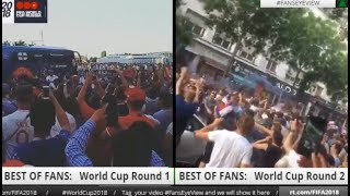World Cup 2018: Fans Eye View #BEL #JAP #BRA #MEX (LIVE & TAPE)