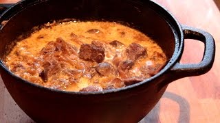 Говядина тушеная. Простой рецепт.