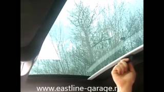 Перетяжка потолка алькантарой Passat CC