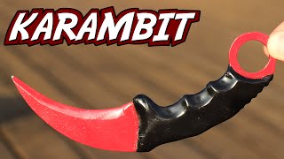 Como Fazer uma Karambit (Faca CS GO)
