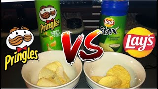Pringles VS Lay's Stax (Sour Cream & Onion) Chips Review