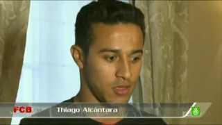 Thiago se despide de sus ya excompañeros