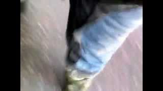Winter wet-ice going in my Baffin Ambush Forest boots VID 20150228 084200