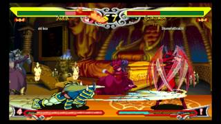 Darkstalkers III~ Jedah (aki bca) vs. Bishamon (ShamefulCrab38) HD