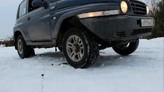 Внедорожник ТагАЗ ТАГЕР вывесил в диагоналку