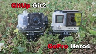 GitUp Git2 vs GoPro Hero 4 Black, comparativa