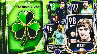 ST PATRICK’S PACKS OPENING ! How to get Free St.Patrick Masters and Prime Icon In fifa Mobile  19