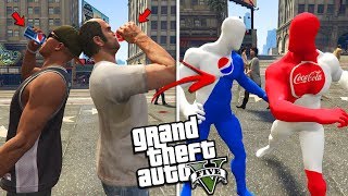 The ULTIMATE PEPSI-MAN vs COCA-COLA MAN (GTA 5 Mods)