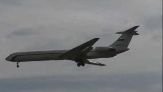 Россия СЛО правительственный отряд Ил-62 landing посадка SVO