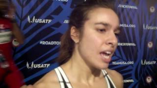 Abbey D'Agostino After Taking 5th in 5k at 2016 Olympic Trials