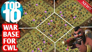 BEST TH 10 WAR BASE [ANTI EVERYTHING ]  ANTI 3 STARS TH10 WAR BASE - CLASH OF CLANS