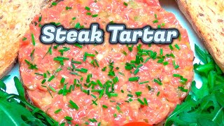 STEAK TARTAR CASERO | RÁPIDO Y FÁCIL | PASO A PASO