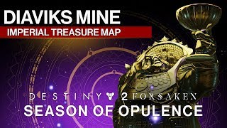 Destiny 2 Diaviks Mine Chest on Tangled Shore • Imperial Treasure Map Locations
