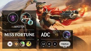 Miss Fortune ADC vs Kai'Sa - KR Master Patch 9.12