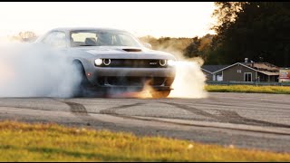 707-hp 2015 Dodge Challenger SRT Hellcat Burnout! | CARPORN