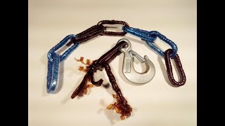 КРАШ ТЕСТ !!!! ЦЕПЬ ИЗ ПЛАСТИКОВЫХ БУТЫЛОК!!!!!!***(plastic bottles)