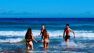 Gran Canaria Playa del Ingles The Beach Sea Noise 09.02.2020