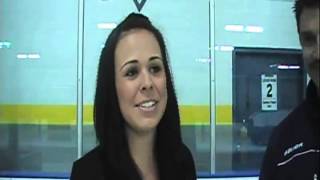 Ashlee Presley Visits The San Diego Gulls Hockey Team on The Talk of San Diego Show