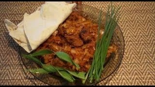 Бигус из свежей капусты со свининой