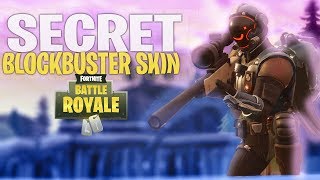 New SECRET BLOCKBUSTER SKIN Gameplay! The Visitor (Fortnite Battle Royale)