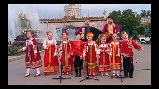 Детский хор русской песни "Совечёра" в передаче Доброе утро на ПЕРВОМ канале