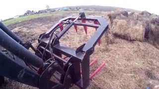 Вилы с захватом для трактора т40