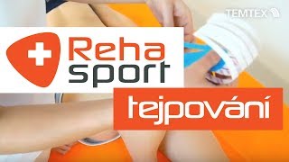 Tejpování kolene a předního stehenního svalu