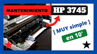 Limpiar y lubricar impresora HP Deskjet 3745