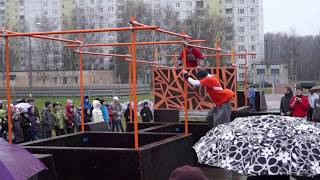Открытие новой площадки для паркура