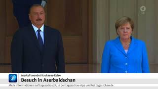 Kaukasus-Reise: 3. Station heute  - Merkel besucht Aserbaidschan