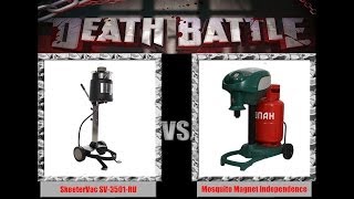 Битва титанов. Начало. SkeeterVac SV-3501 против Mosquito Magnet Independence. 2014 год